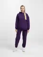 Фиолетовый спортивный костюм, женский, с начесом