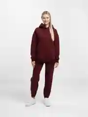 Багровый спортивный костюм, женский, с начесом