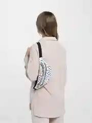 Белый поясная сумка женская, через плечо