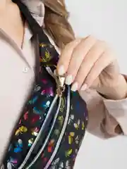 Черный поясная сумка женская, через плечо