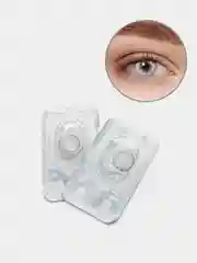 Серый цветные контактные линзы Illusion Geo Diamond, 2 штуки, 1 месяц, 8,6
