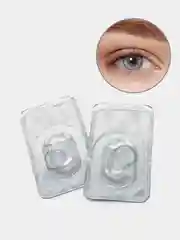 Голубой цветные контактные линзы Illusion Geo Diamond, 2 штуки, 1 месяц, 8,6