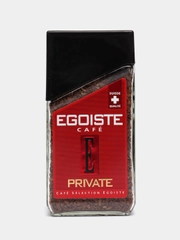Кофе сублимированный EGOISTE Private, стеклянная банка, 100 г