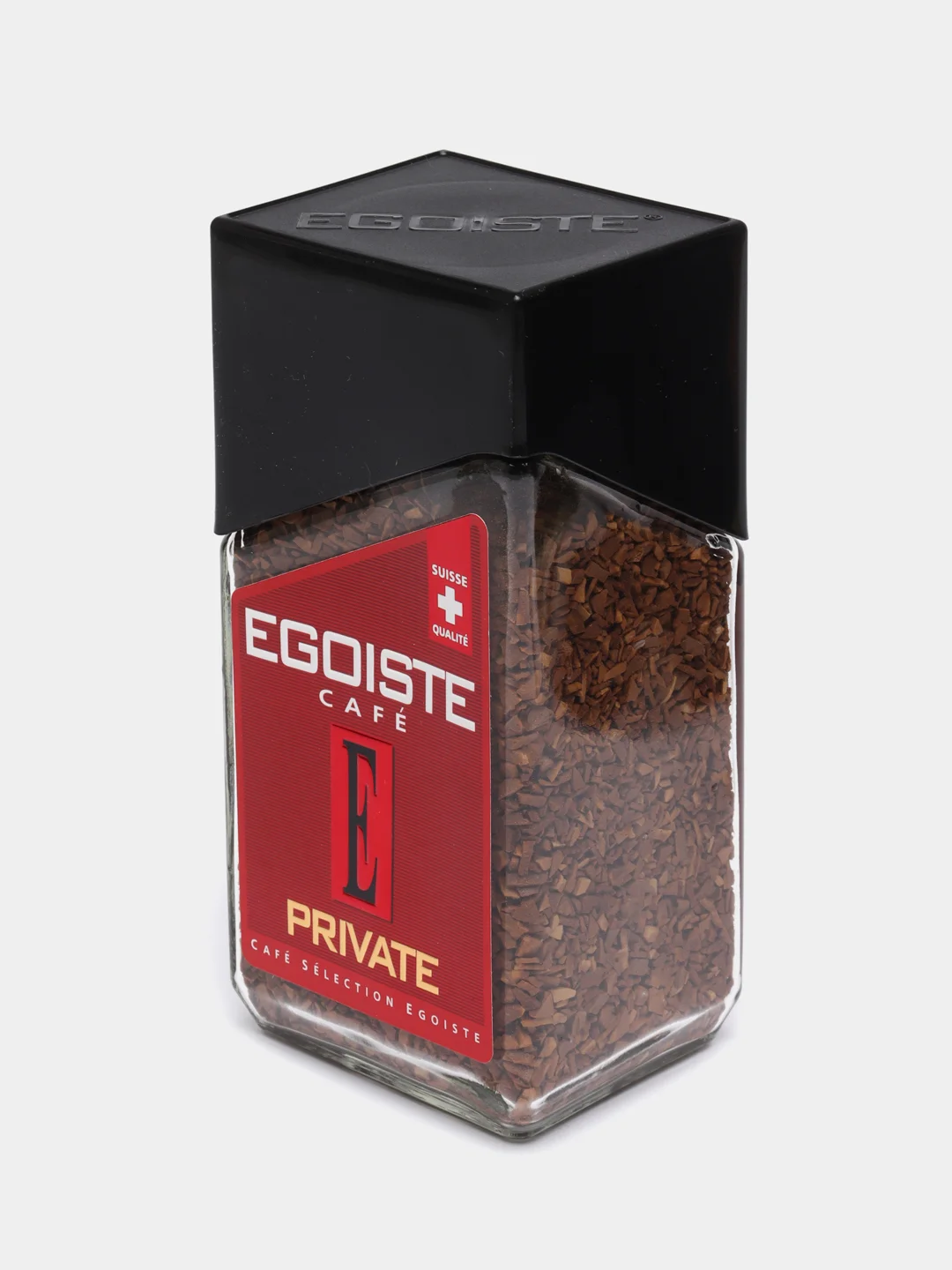 Кофе сублимированный EGOISTE Private, стеклянная банка, 100 г