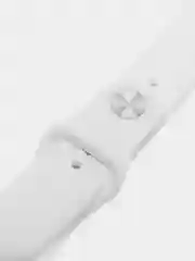 Белый силиконовый ремешок для Apple Watch 3, 4, 5, 6, SE , 7, на 42/44 мм