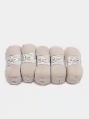 Слоновая кость пряжа детская Alize (Ализе) My Baby, 5 штук, акрил, 50 г, 150 м