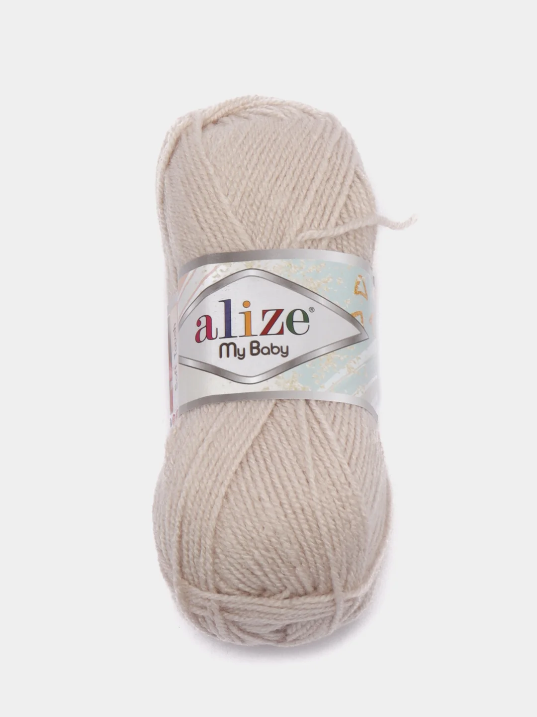 Слоновая кость пряжа детская Alize (Ализе) My Baby, 5 штук, акрил, 50 г, 150 м