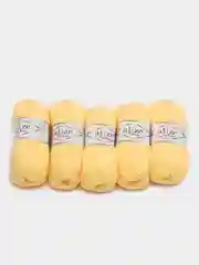 Лимонный пряжа детская Alize (Ализе) My Baby, 5 штук, акрил, 50 г, 150 м