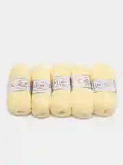 Светло-жёлтый пряжа детская Alize (Ализе) My Baby, 5 штук, акрил, 50 г, 150 м