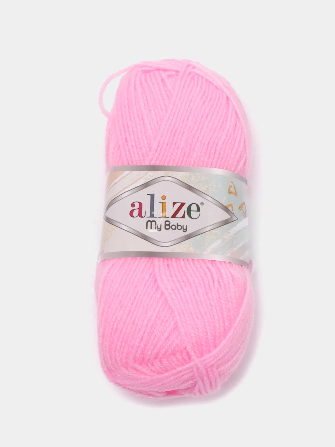 Розовый пряжа детская Alize (Ализе) My Baby, 5 штук, акрил, 50 г, 150 м