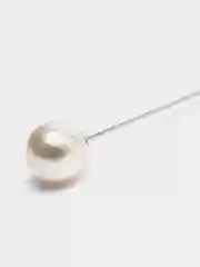 Серебряный основа для броши, с жемчужиной, 2шт, для создания украшений, брошь - булавка
