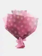 Пудровый букет из мягких игрушек, ручной работы
