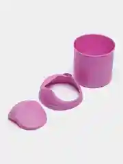 Фиолетовый контейнер для мусора настольный
