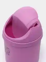 Фиолетовый контейнер для мусора настольный