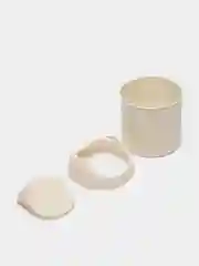 Белый контейнер для мусора настольный