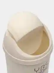 Белый контейнер для мусора настольный