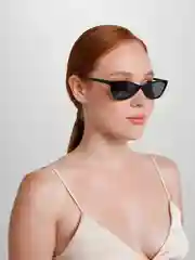Белый солнцезащитные очки, женские очки