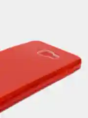 Красный силиконовый чехол на Samsung Galaxy J4 Plus, с блестками