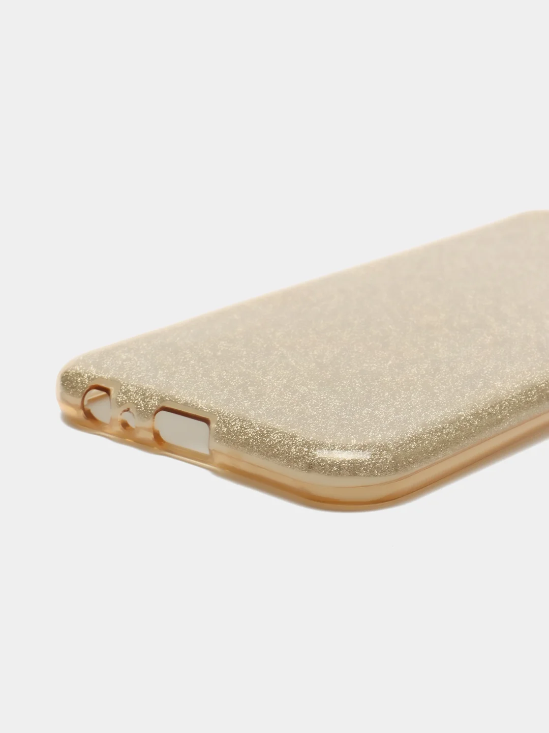 Голубой силиконовый чехол на Samsung Galaxy J4 Plus, с блестками