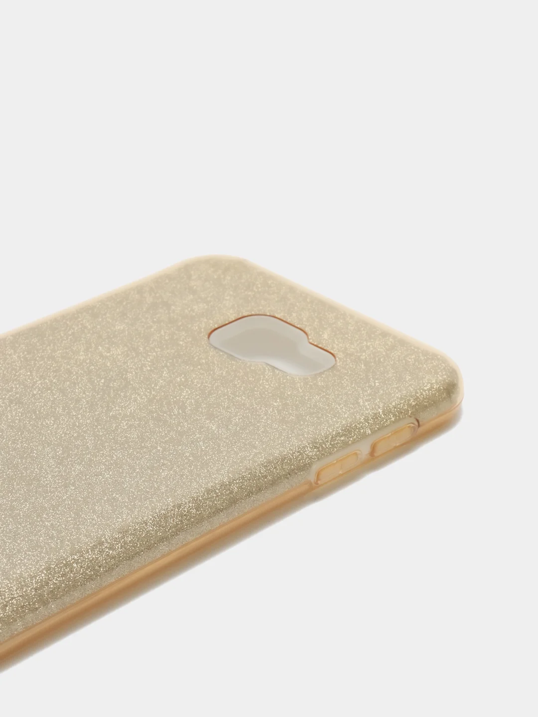 Голубой силиконовый чехол на Samsung Galaxy J4 Plus, с блестками