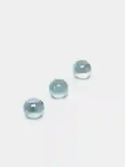 Серебряный камешки Марблс стеклянные шарики 16мм 50шт