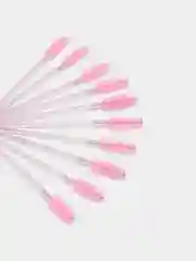 Розовый щеточки для ресниц и бровей