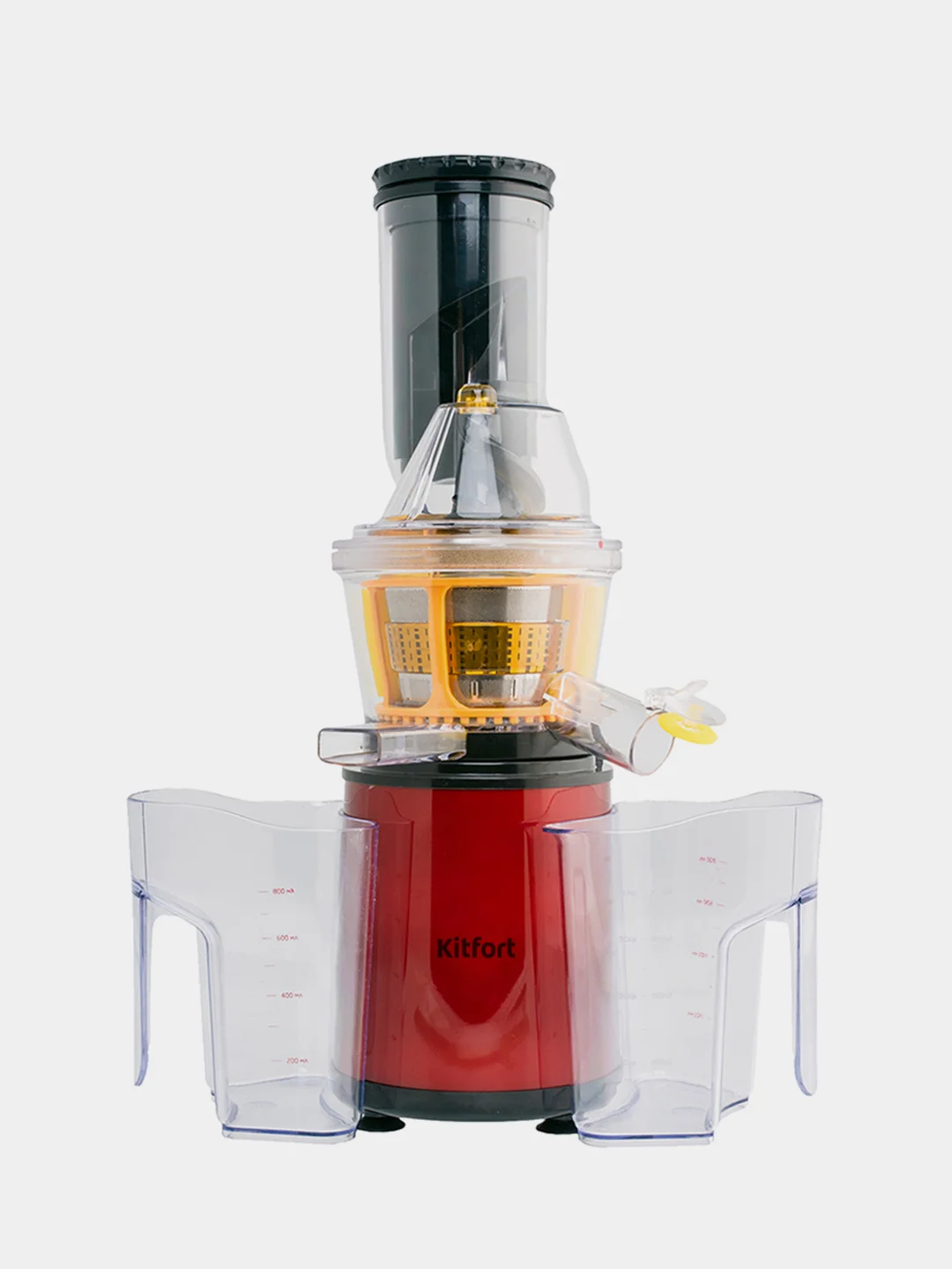 Соковыжималка шнековая Kitfort КТ-1102-2, бордовая