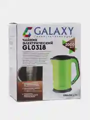 Чайник электрический Galaxy LINE GL0318, 2000Вт, 1,7л, двойные стенки: металл+пластик