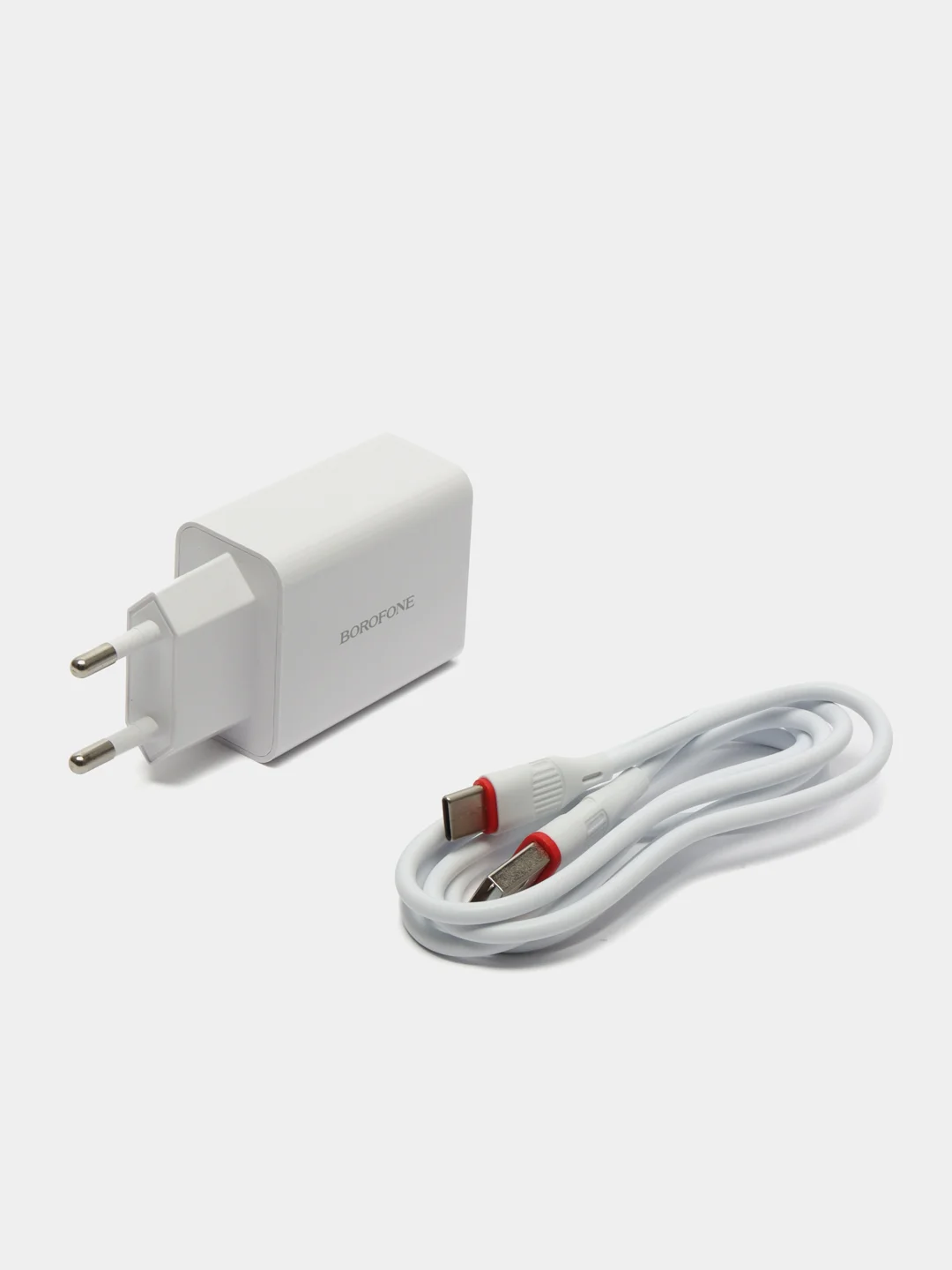 Зарядное устройство Borofone BA21A, QC 3.0, 3A, 18 W, с кабелем Type-С