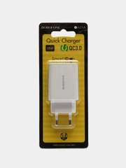 Зарядное устройство Borofone BA21A, 1xUSB, QC 3.0, 3A, 18W