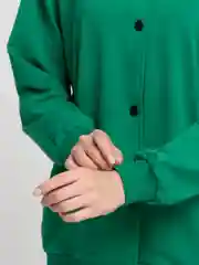 Зеленый женский комплект со свитшотом