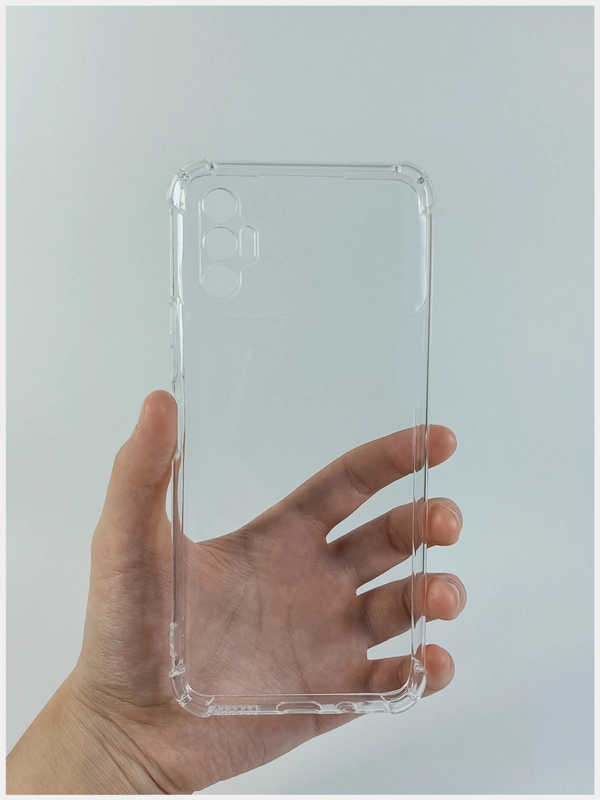 Чехол прозрачный для Tecno Spark 8P, с защитой углов и камеры