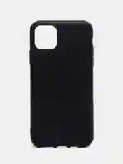 Черный чехол для iPhone 5s, 6, 7, 8 Plus, SE 20, X, XS, XR, 11 Pro Max, 12 Mini, 13, силиконовый