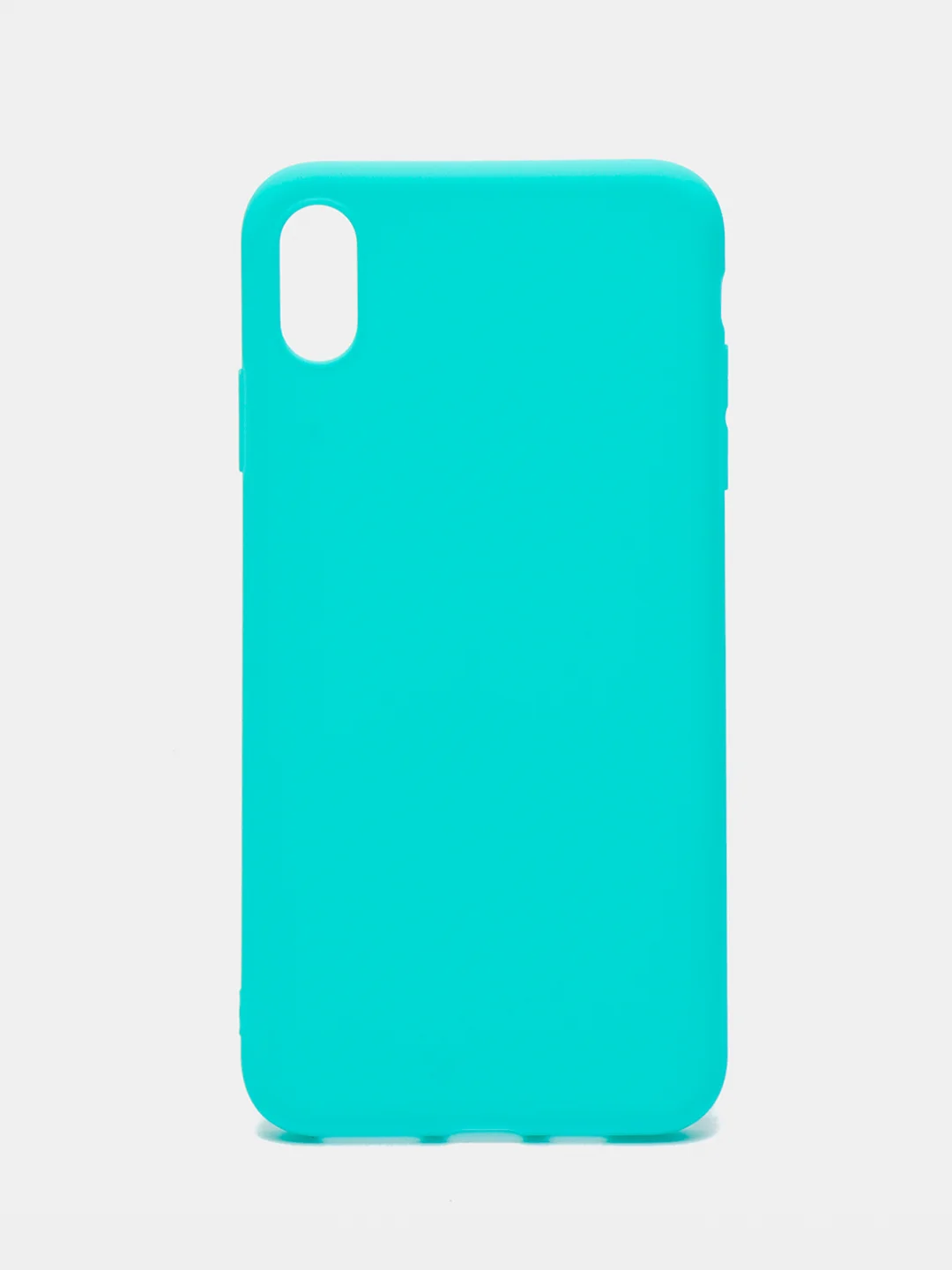 Небесно-голубой чехол для iPhone 5s, 6, 7, 8 Plus, SE 20, X, XS, XR, 11 Pro Max, 12 Mini, 13, силиконовый