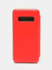 Красный чехол книжка Samsung Galaxy S10, Самсунг Галакси С10