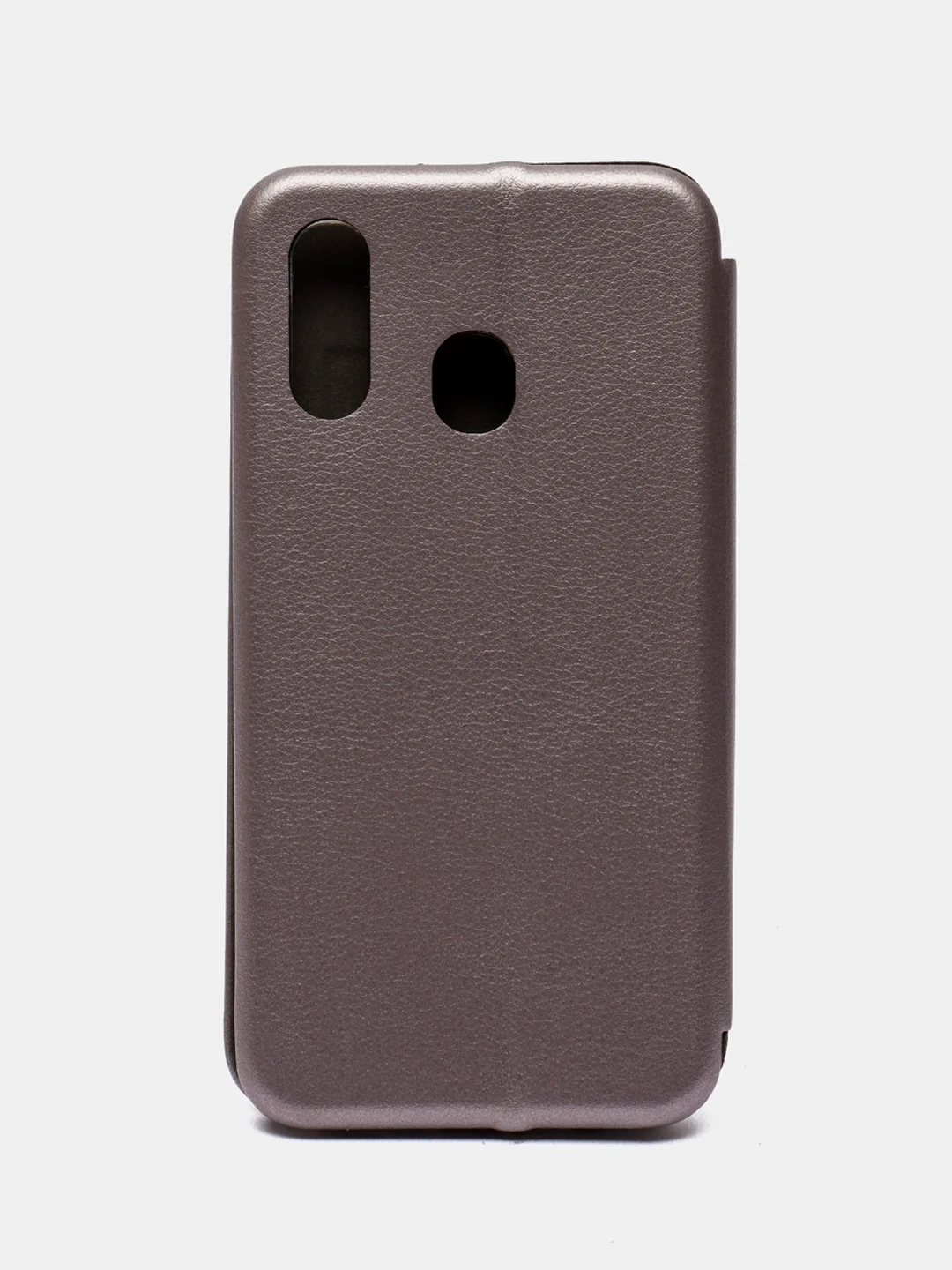 Серебряный чехол-книжка Samsung Galaxy A40 (Самсунг Галакси А40)