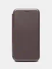 Серебряный чехол-книжка Samsung Galaxy A40 (Самсунг Галакси А40)