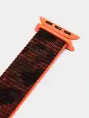 Оранжевый нейлоновый ремешок Apple Watch series 4 5 6 7, 38 40 41 42 44 45 49 мм браслет эппл ватч