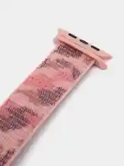 Пудровый нейлоновый ремешок Apple Watch series 4 5 6 7, 38 40 41 42 44 45 49 мм браслет эппл ватч