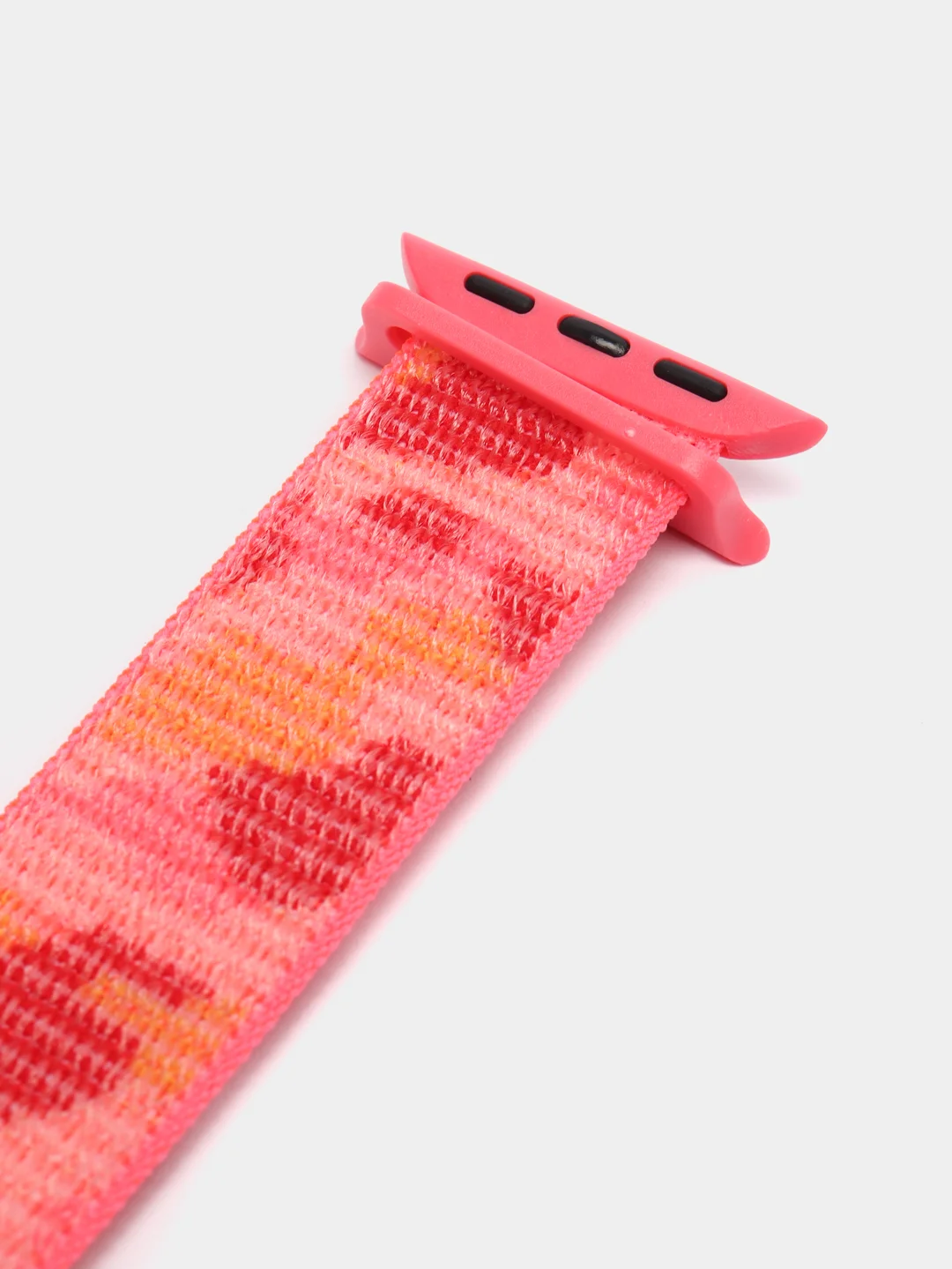Розовый нейлоновый ремешок Apple Watch series 4 5 6 7, 38 40 41 42 44 45 49 мм браслет эппл ватч