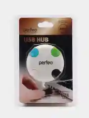 Perfeo USB-HUB 4 Port, PF-VI-H020, белый