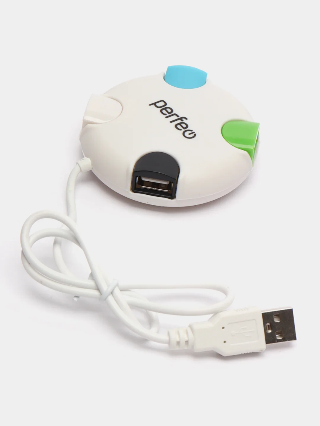 Perfeo USB-HUB 4 Port, PF-VI-H020, белый