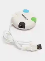 Perfeo USB-HUB 4 Port, PF-VI-H020, белый