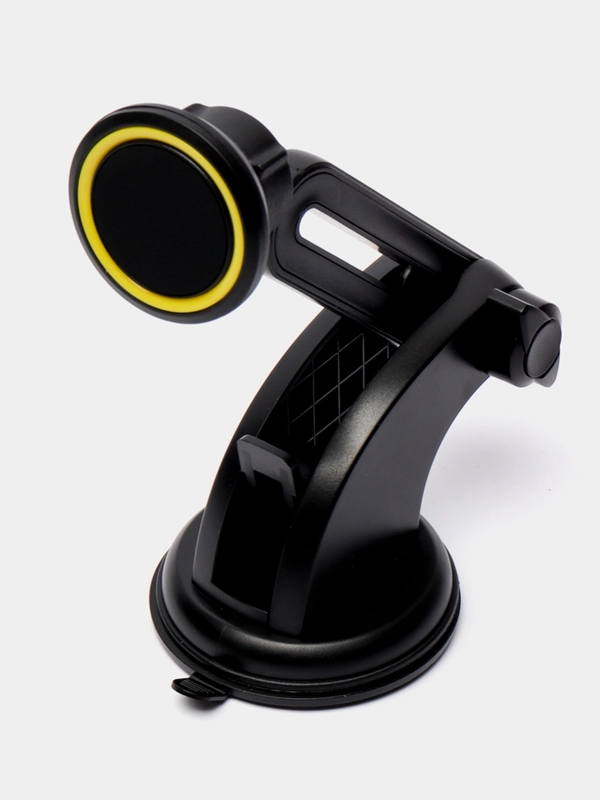 Perfeo PH-543 Автодержатель для смартфона до 7,5"/торпедо или стекло/магнитный/чёрн.+жёлт