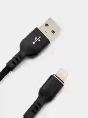 Кабель для iPhone PERFEO, USB - 8 PIN Lightning, черный, длина 1 м