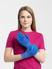 Перчатки нейлоновые, с рифленым покрытием