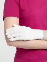 Перчатки нейлоновые, белые