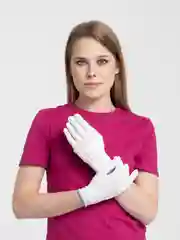 Перчатки нейлоновые, белые