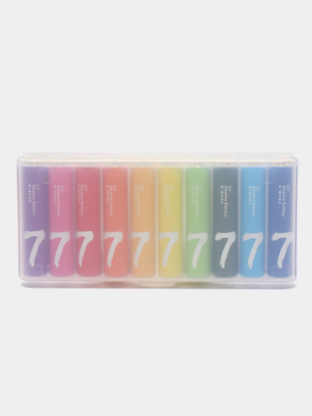Батарейки алкалиновые Xiaomi ZMI Rainbow, AA пальчиковые и AAА мизинчиковые, 10 штук