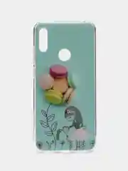 Мятный чехол Honor 8A / 8A Prime / Huawei Y6 2019 / Y6 Prime 2019 с рисунком Игра в кальмара